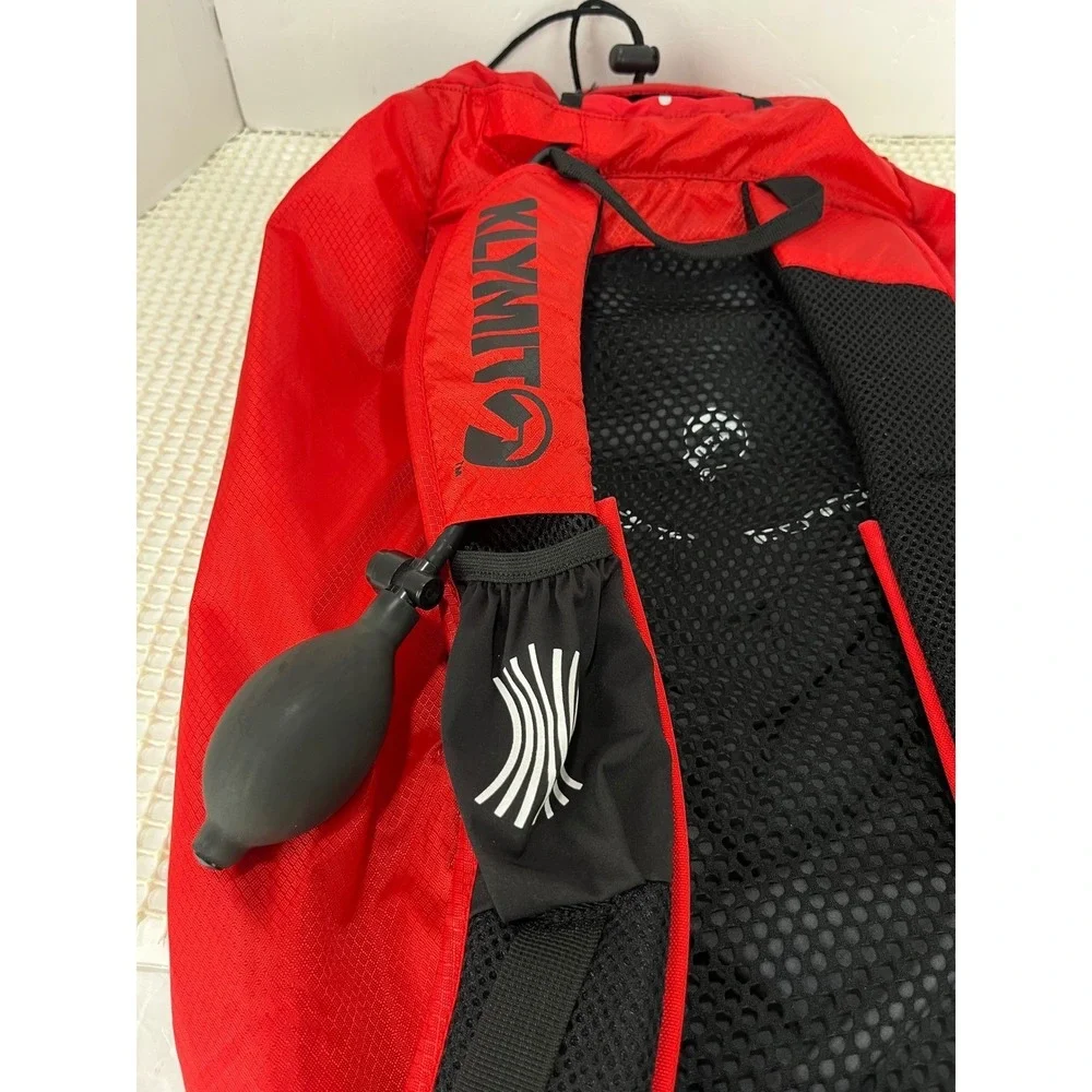 Klymit‎ Stash 18 Backpack Red Air Frame Equipped Inflatable Support Daypack